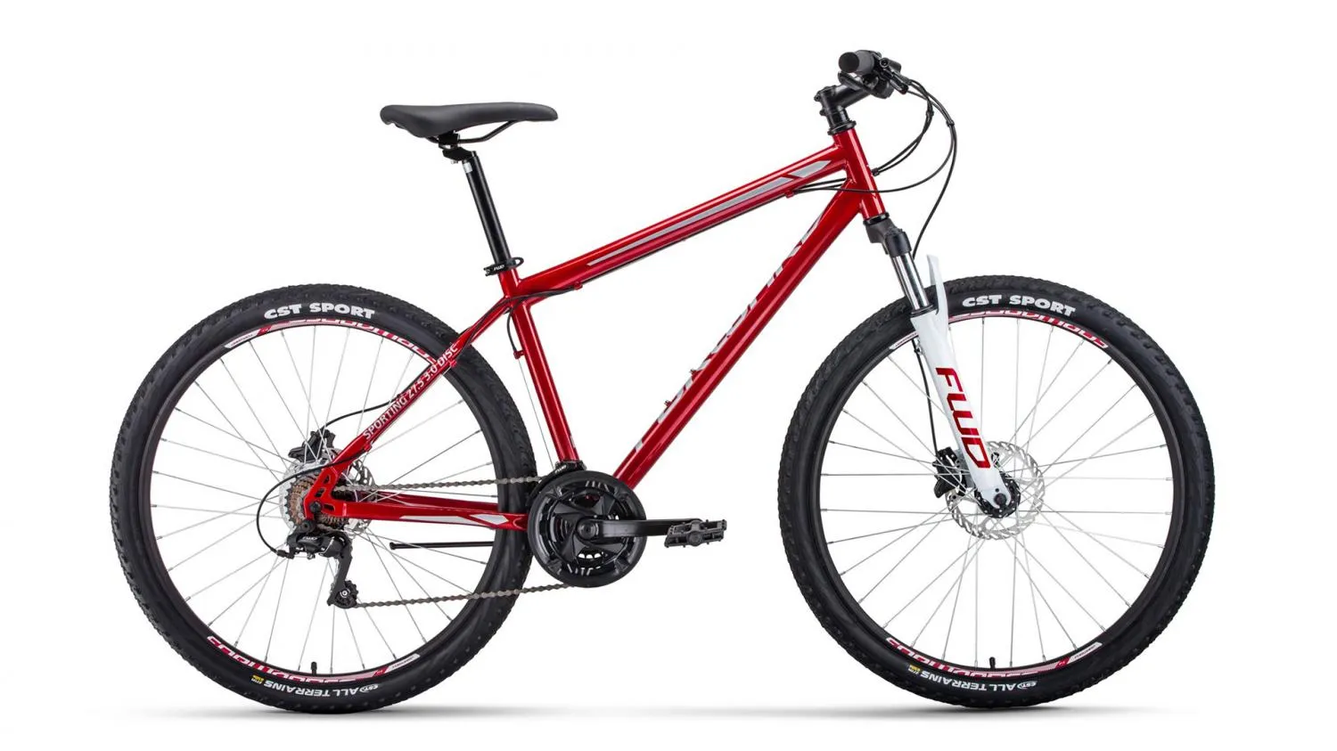 В-д FORWARD SPORTIG 27.5 3.0 disc(27.5" 21ск 17") тем крас/сер