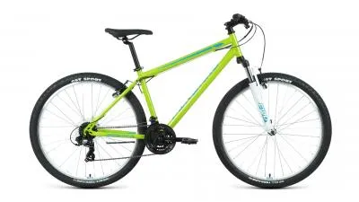FORWARD SPORTING 1.2 27,5  S хардтейл (р.17"/к.27,5"/ск.21) зеленый /бирюзовый