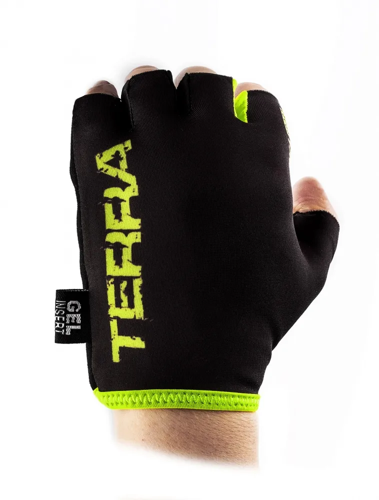 Перчатки вело NEW TERRA чер-зел M