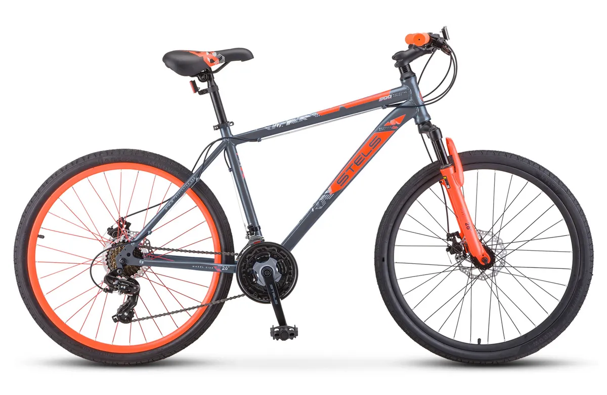 Велосипед STELS Navigator-500 MD 26"   20" Синий/красный F020