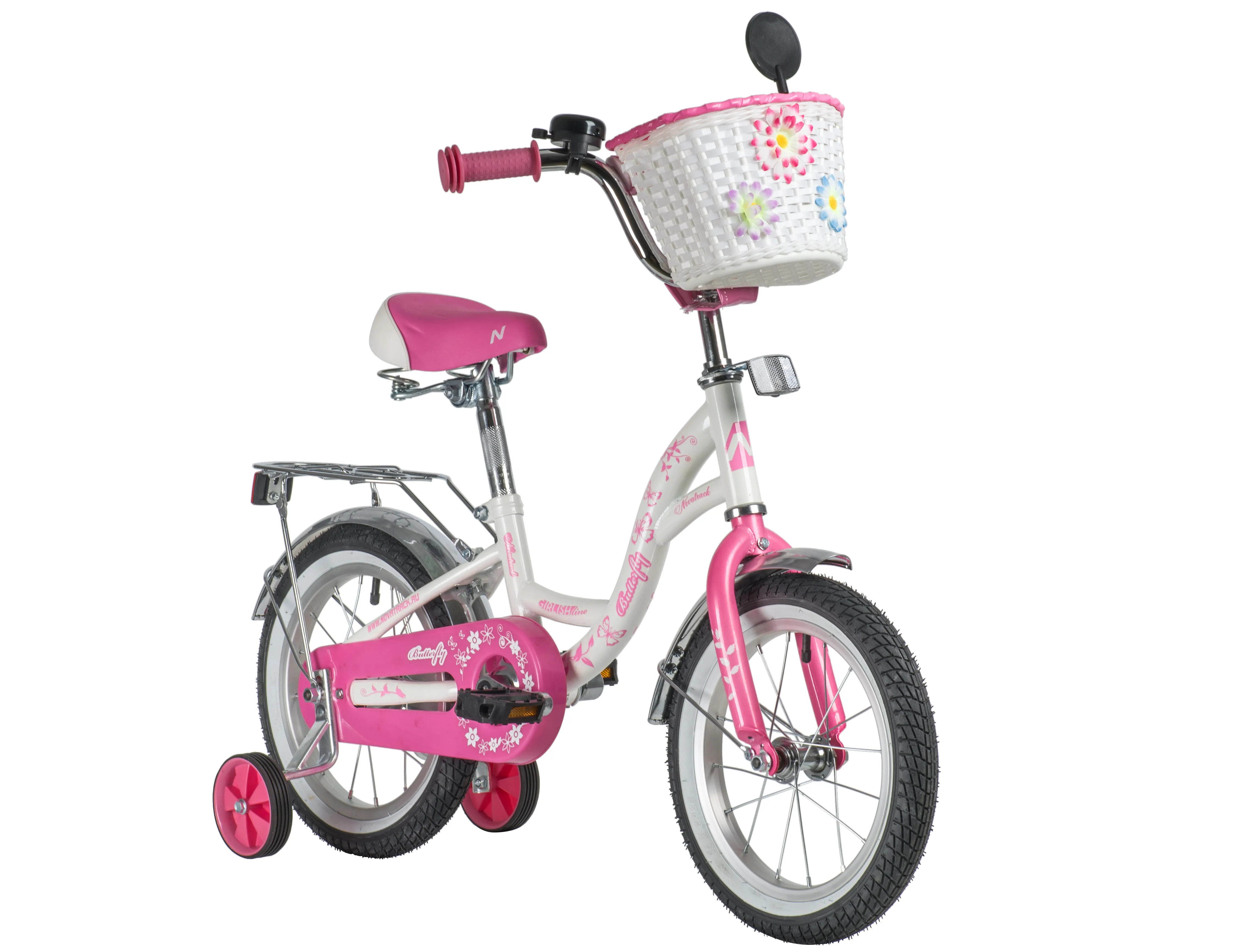 Детский велосипед NOVATRACK Butterfly 14"