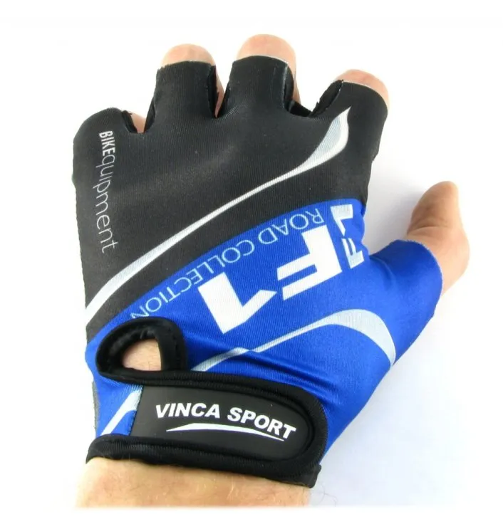 Перчатки VG 924 L черные с синим VINCA