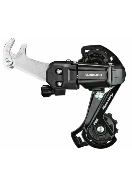 Суппорт/перекл. задний  Shimano TOURNEY  6/7скоростей, крюк средний черный TY200 GS