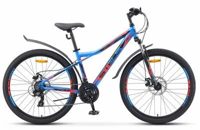 Велосипед STELS Navigator-710 MD 27.5"   18" Синий/чёрный/красный V020