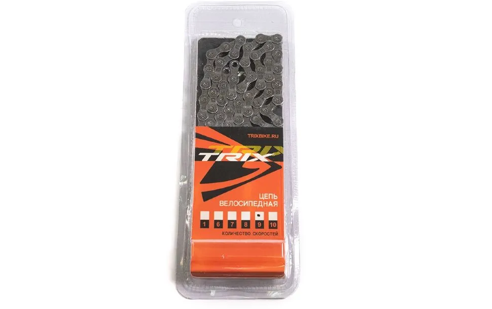 Цепь TRIX, 9 скоростная 1/2х11/28", 116 звеньев, с