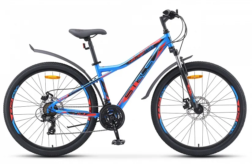 Велосипед STELS Navigator-710 MD 27.5"   18" Синий/чёрный/красный V020