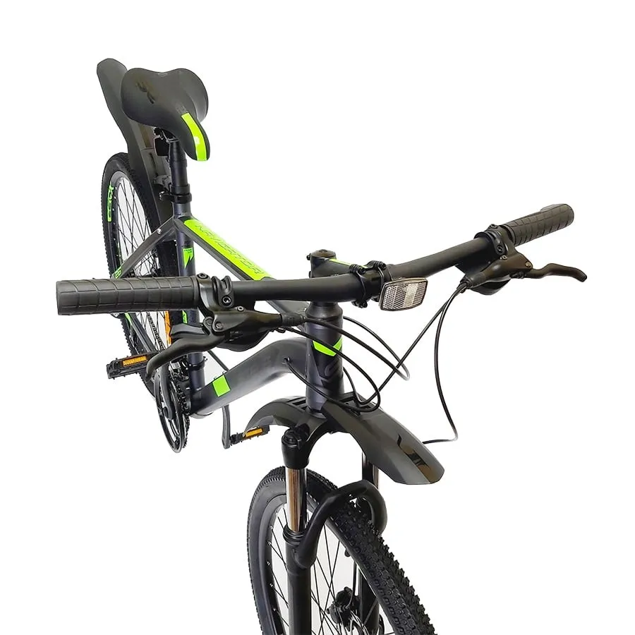 Велосипед STELS Navigator-640 D 26"   19" Антрацитовый/зеленый V010