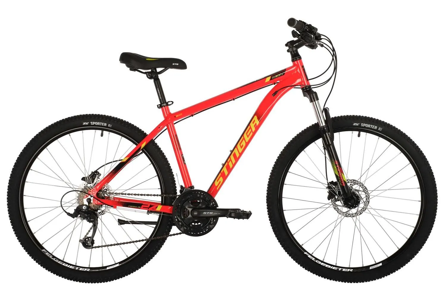 В-д STINGER 27.5" ELEMENT PRO крас, алюм, 20"