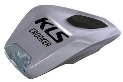 KELLYS Фонарь диодный передний CROOKER,2 реж.сереб